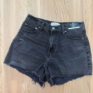 NWT-Abercrombie & Fitch Black Denim Women Shorts